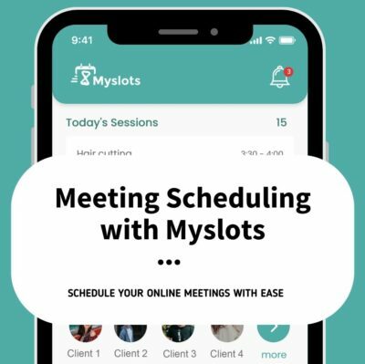 A mobile screen contain the Myslots app opened
